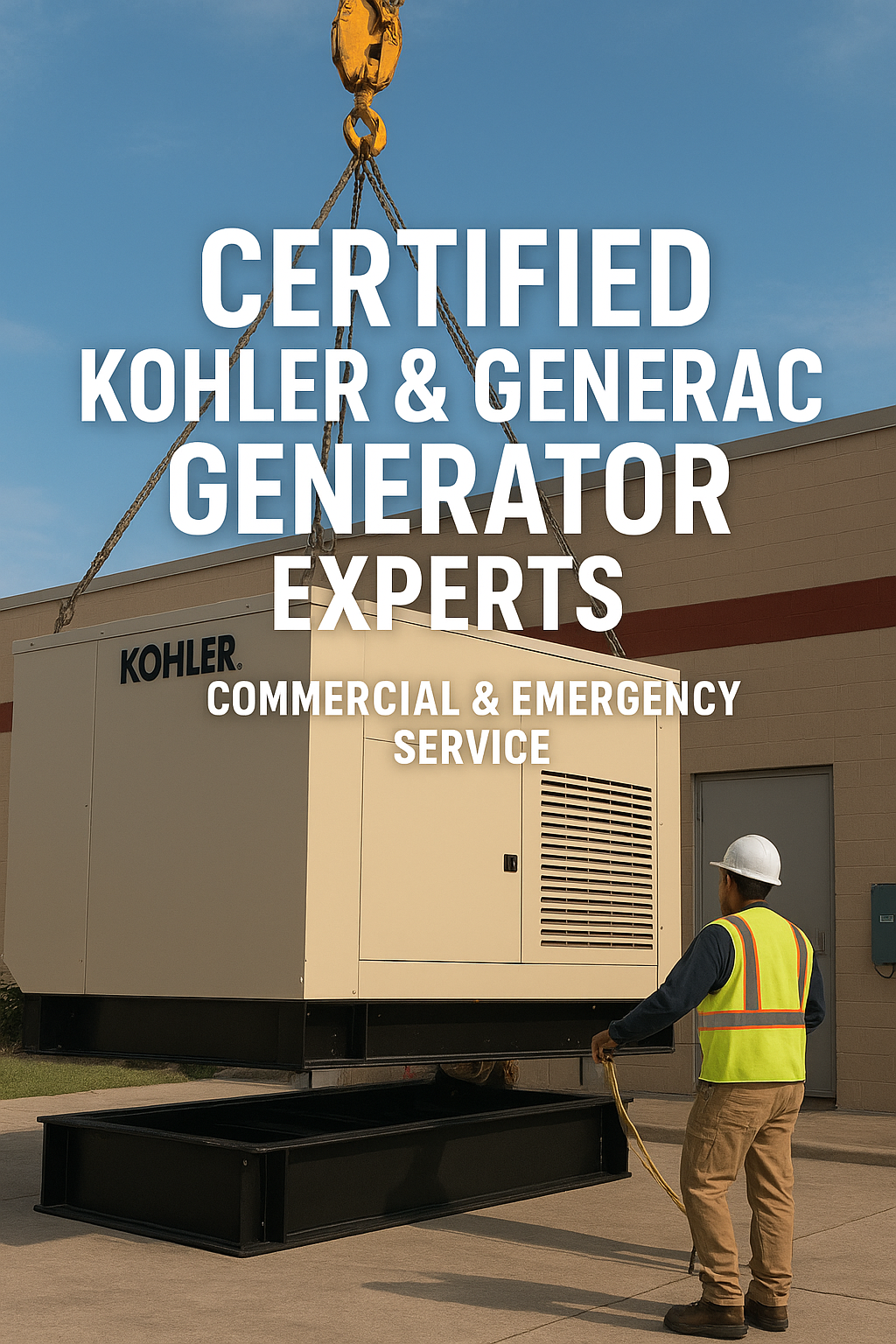 emergency generator service Houston suburbs